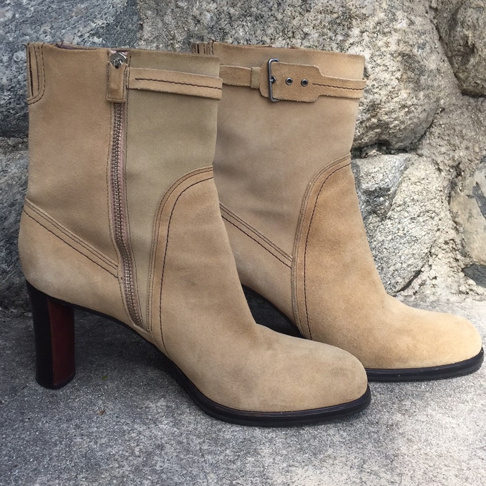 Cole Haan heeled suede boots